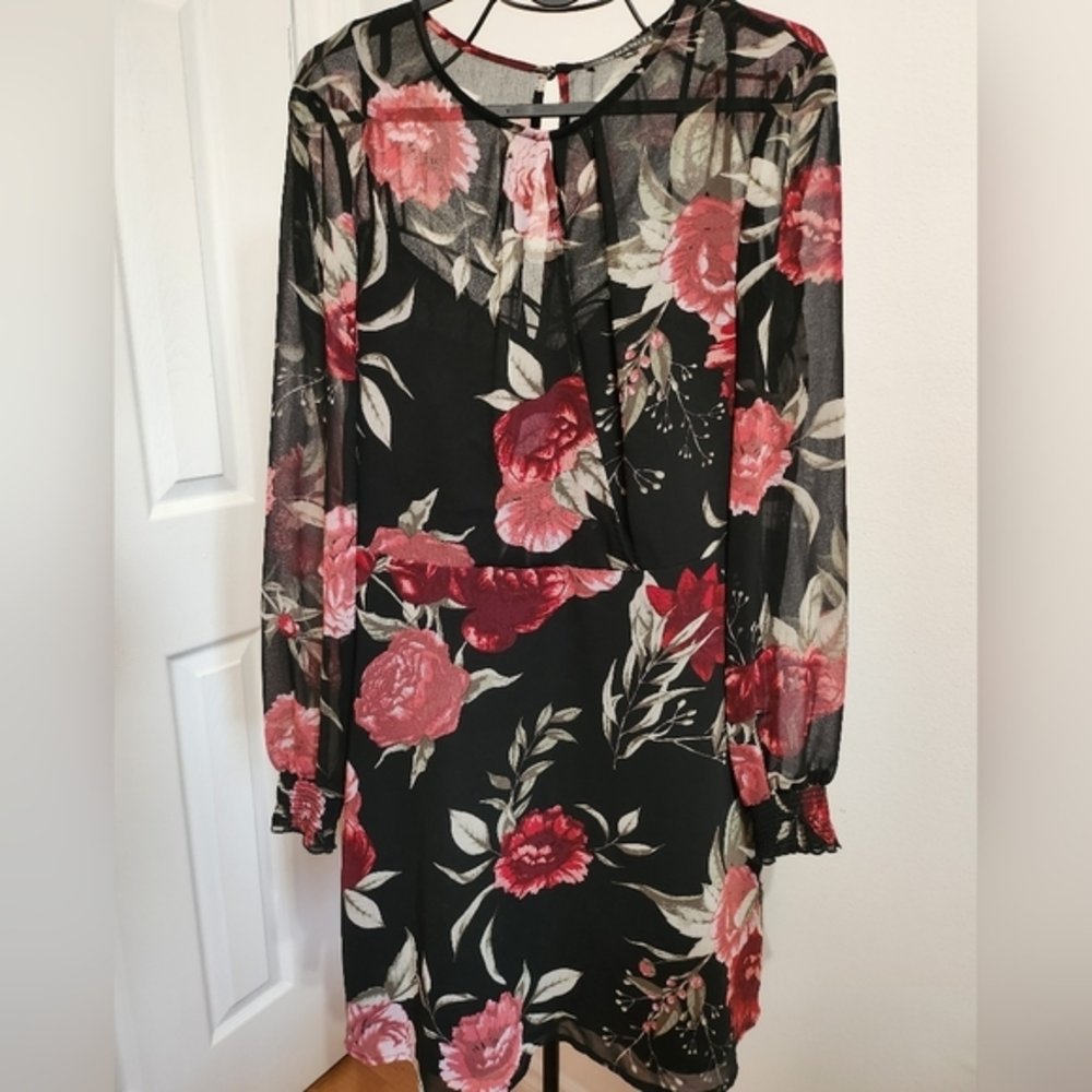 Flower midi dress